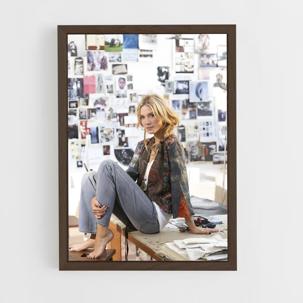 ap-delta goodrem-3 cadre Bois foncé