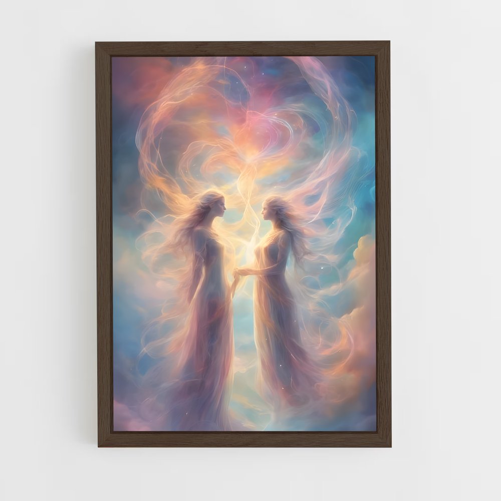 ap-dreamtime spirits-4 cadre Bois foncé