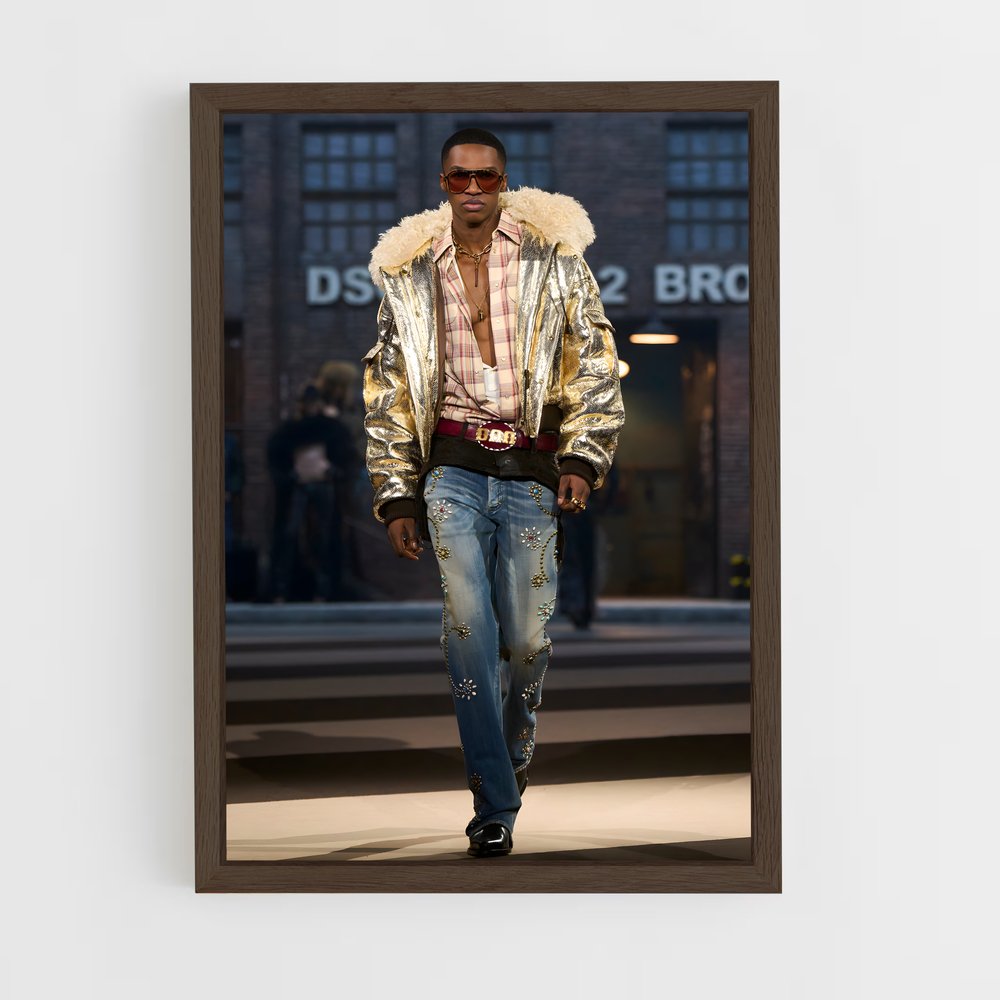 ap-dsquared2-12 cadre Bois foncé