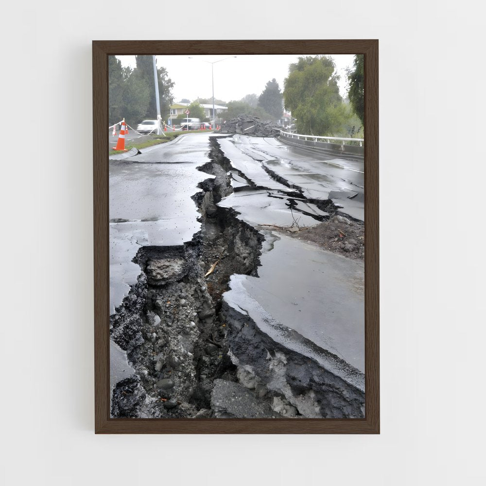 ap-earthquakes-1 cadre Bois foncé
