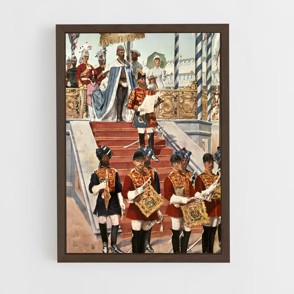 ap-east india company-1 cadre Bois foncé