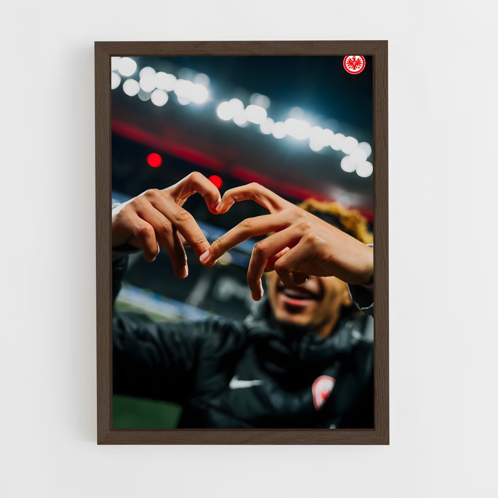 ap-eintracht frankfurt-15 cadre Bois foncé