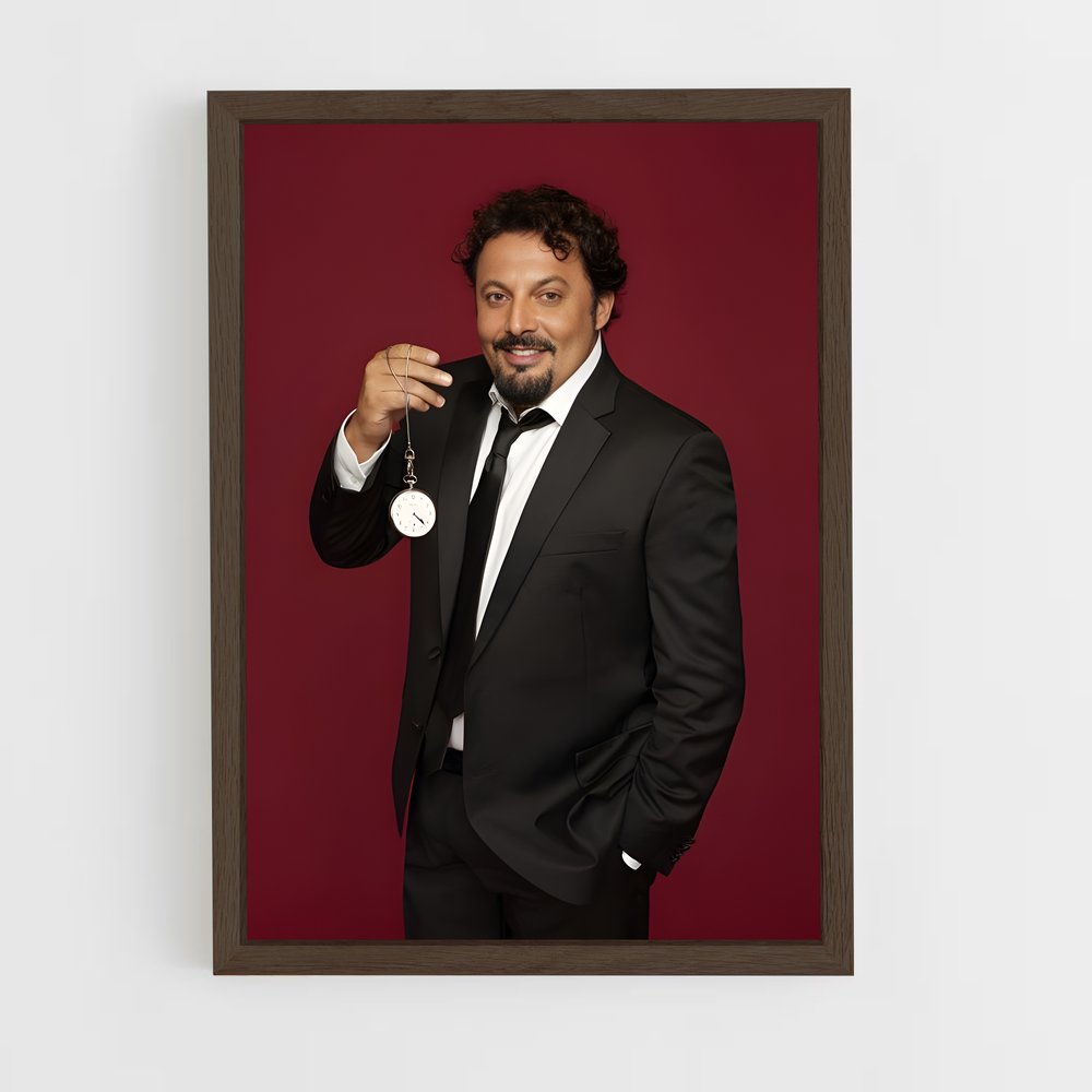 ap-enrico brignano-1 cadre Bois foncé