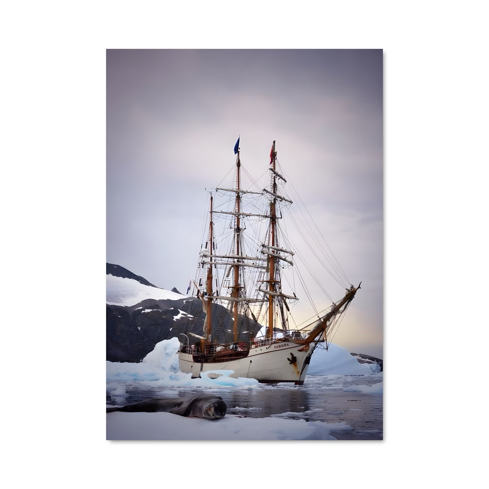 Poster Voyage Glacé