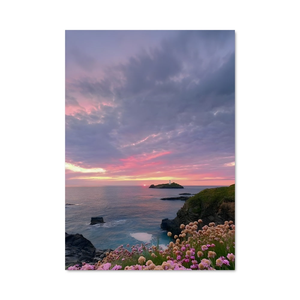 Poster Coucher de Fleurs