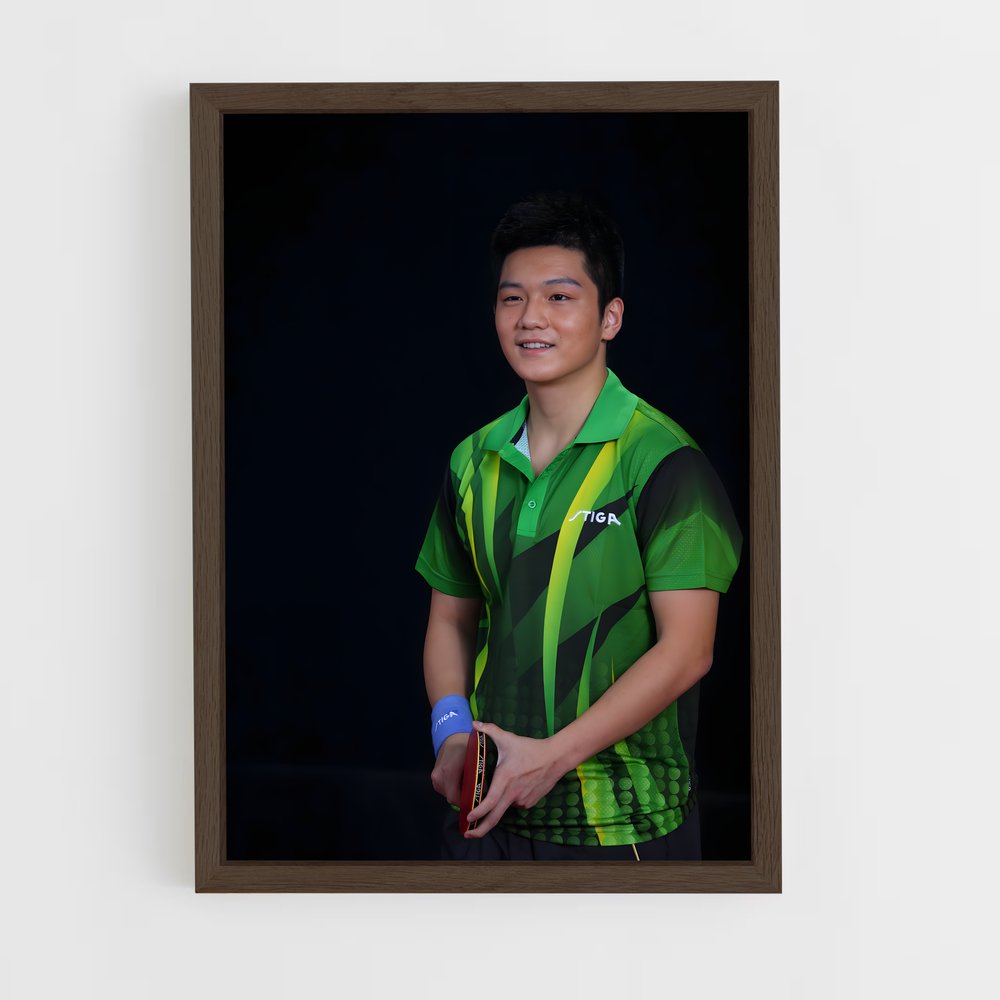 ap-fan zhendong-5 cadre Bois foncé