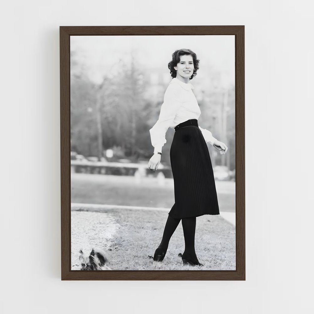 ap-fanny ardant-8 cadre Bois foncé