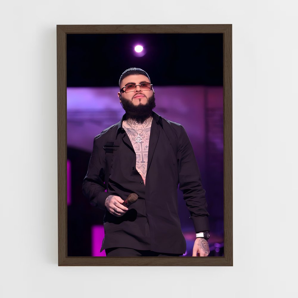 ap-farruko-1 cadre Bois foncé