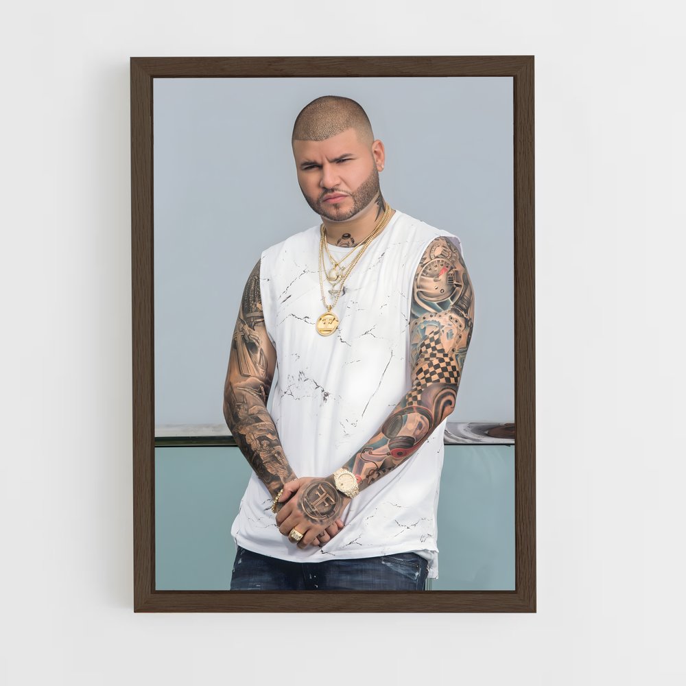 ap-farruko-3 cadre Bois foncé