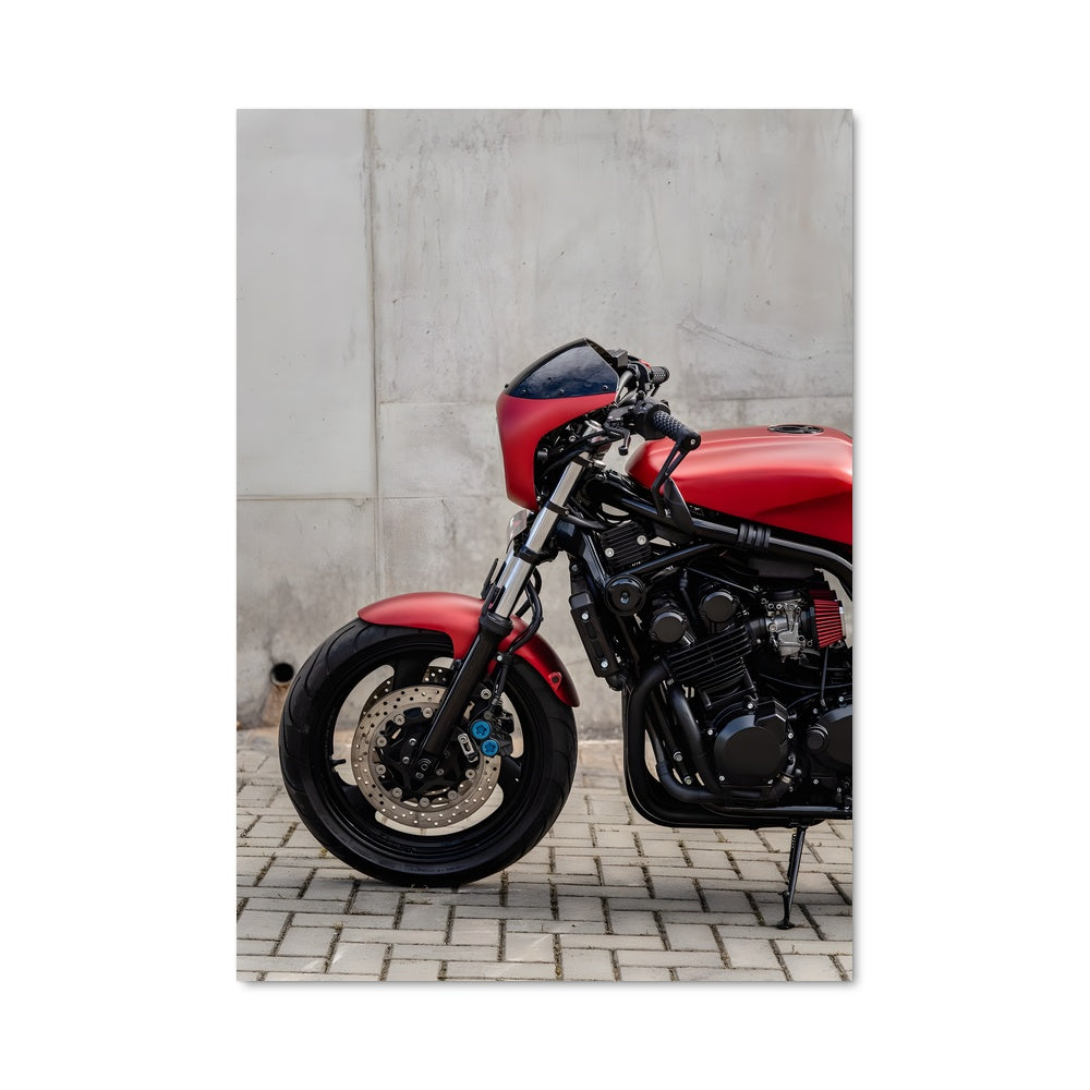 Poster La Moto Rouge