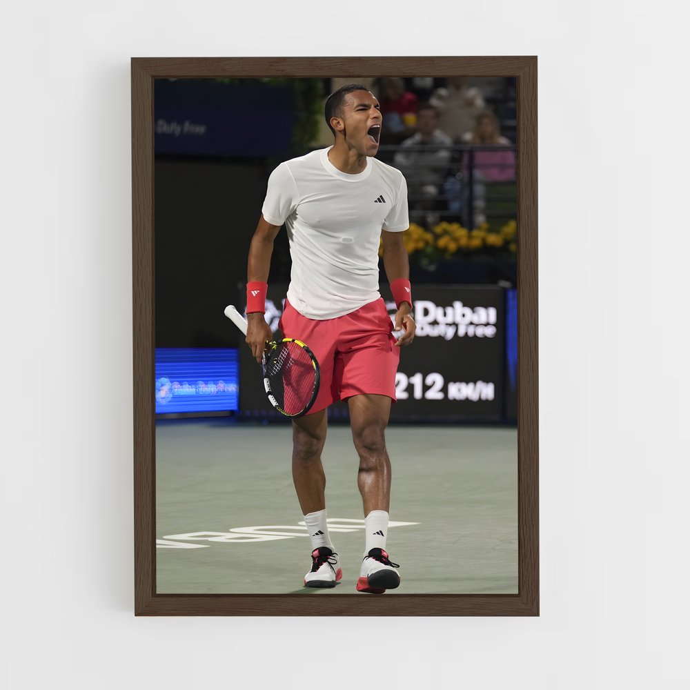 ap-felix auger-aliassime-5 cadre Bois foncé