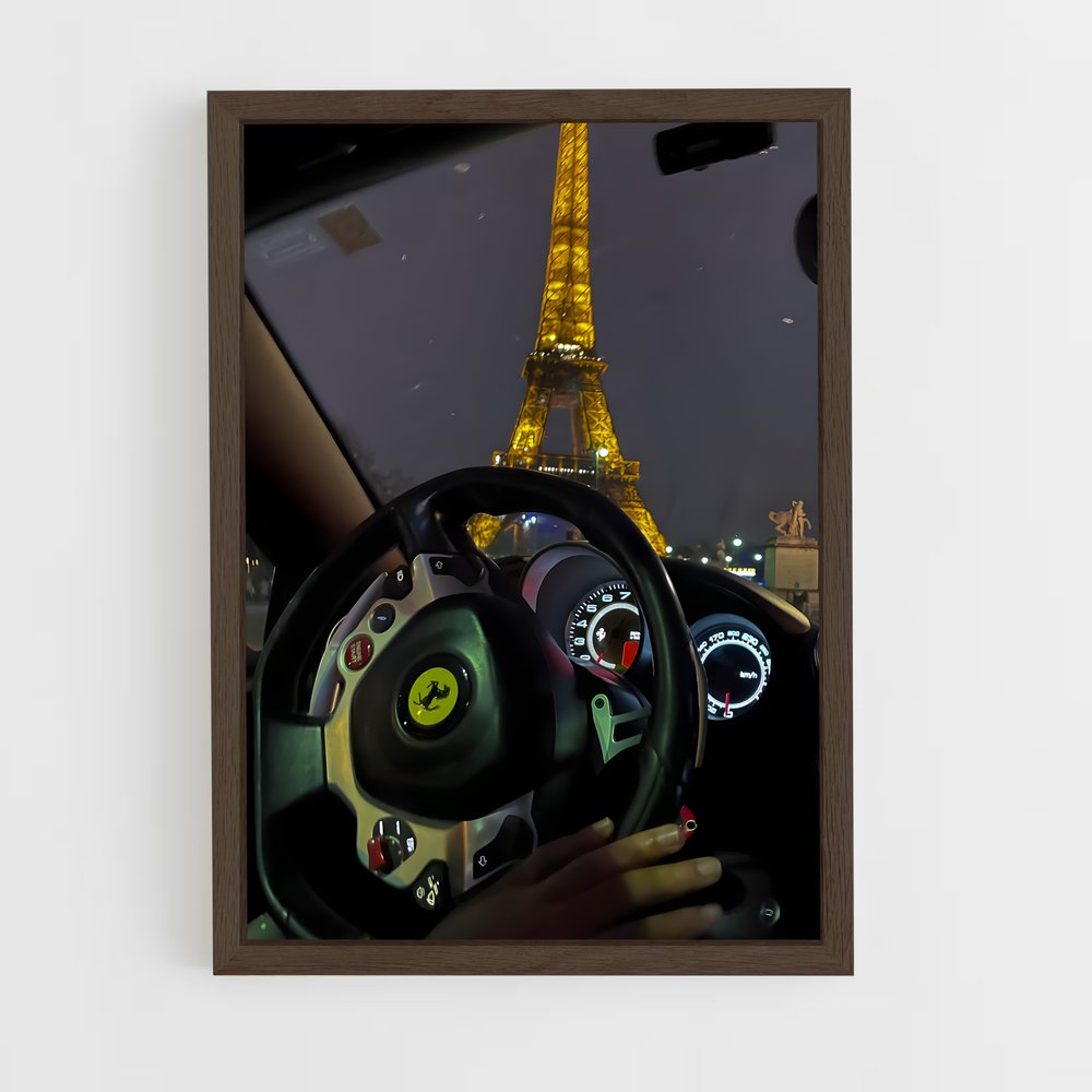 ap-ferrari-12 cadre Bois foncé