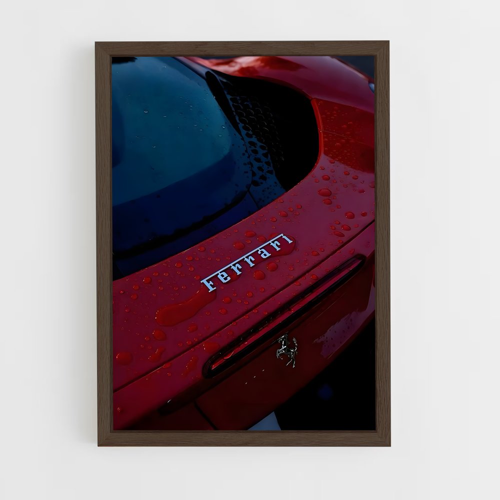 ap-ferrari-13 cadre Bois foncé