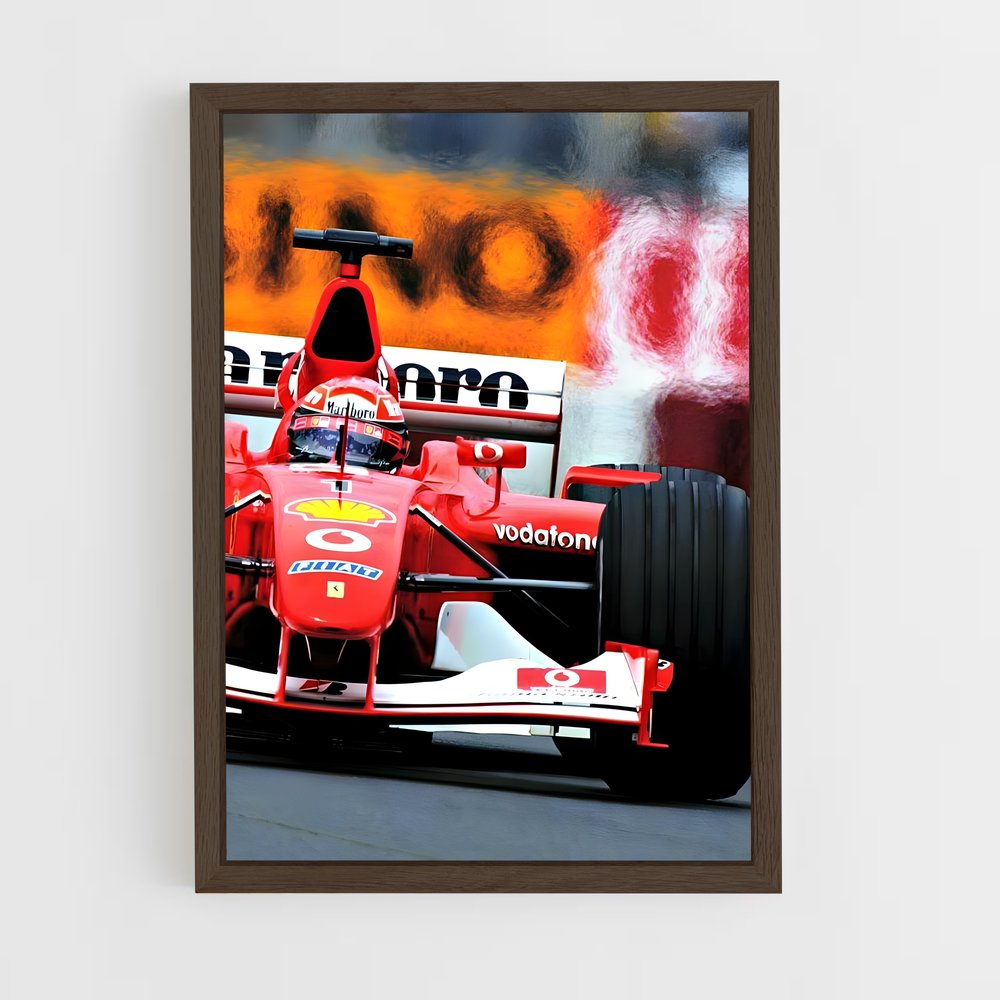 ap-ferrari f2002-1 cadre Bois foncé