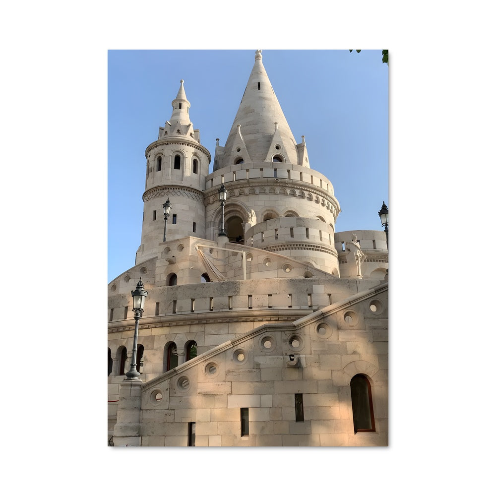 Poster Château de Sable à Barcelone