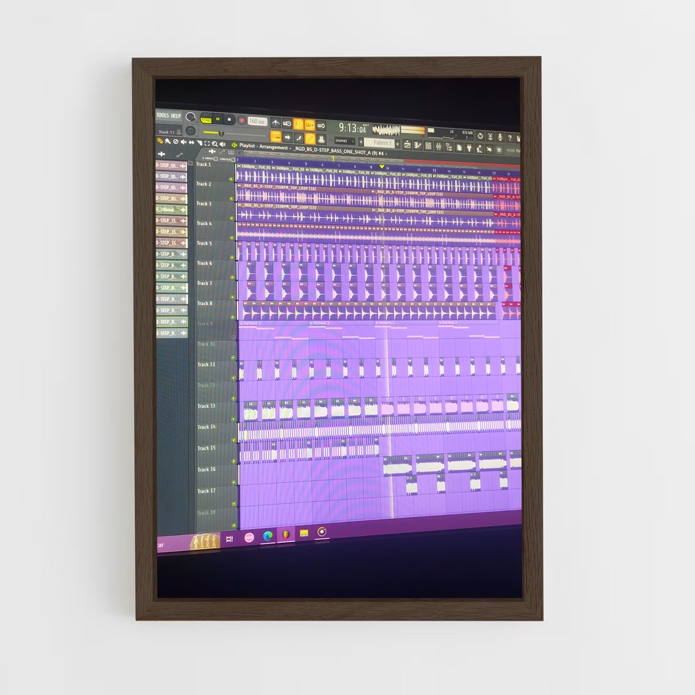 ap-fl studio-2 cadre Bois foncé