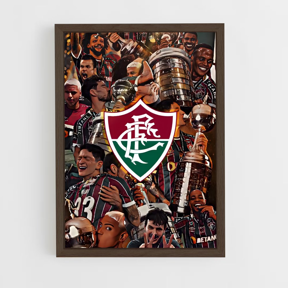 ap-fluminense fc-1 cadre Bois foncé