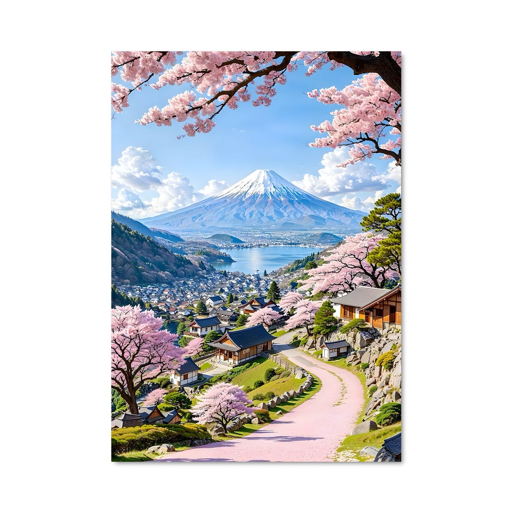 Poster Route vers le Fuji