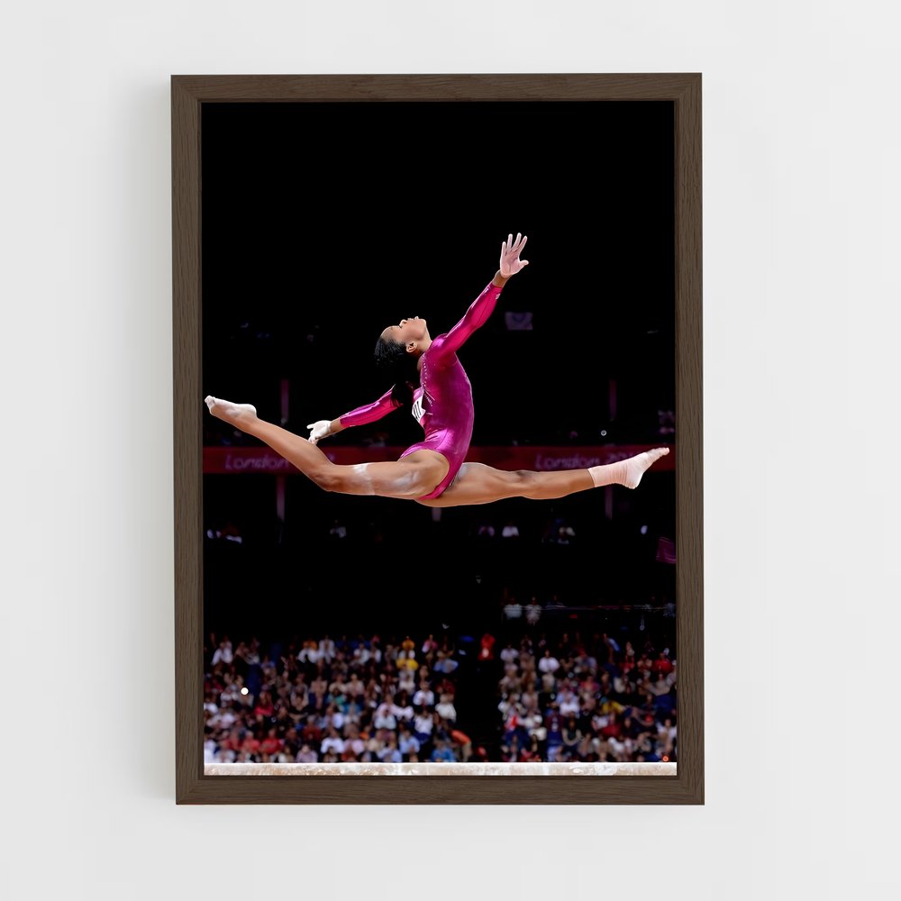 ap-gabby douglas-1 cadre Bois foncé