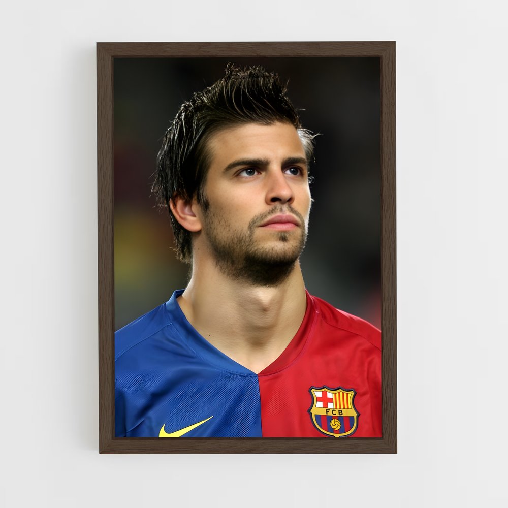 ap-gerard pique-7 cadre Bois foncé