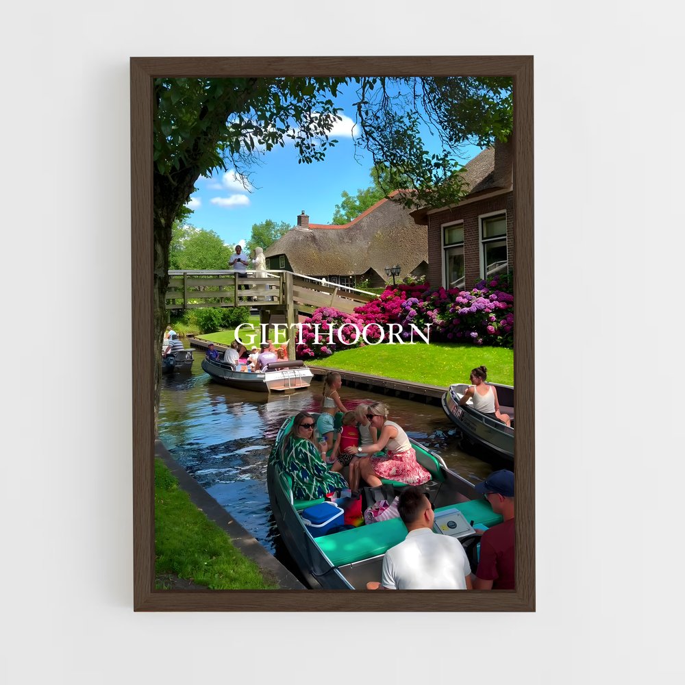 ap-giethoorn-2 cadre Bois foncé