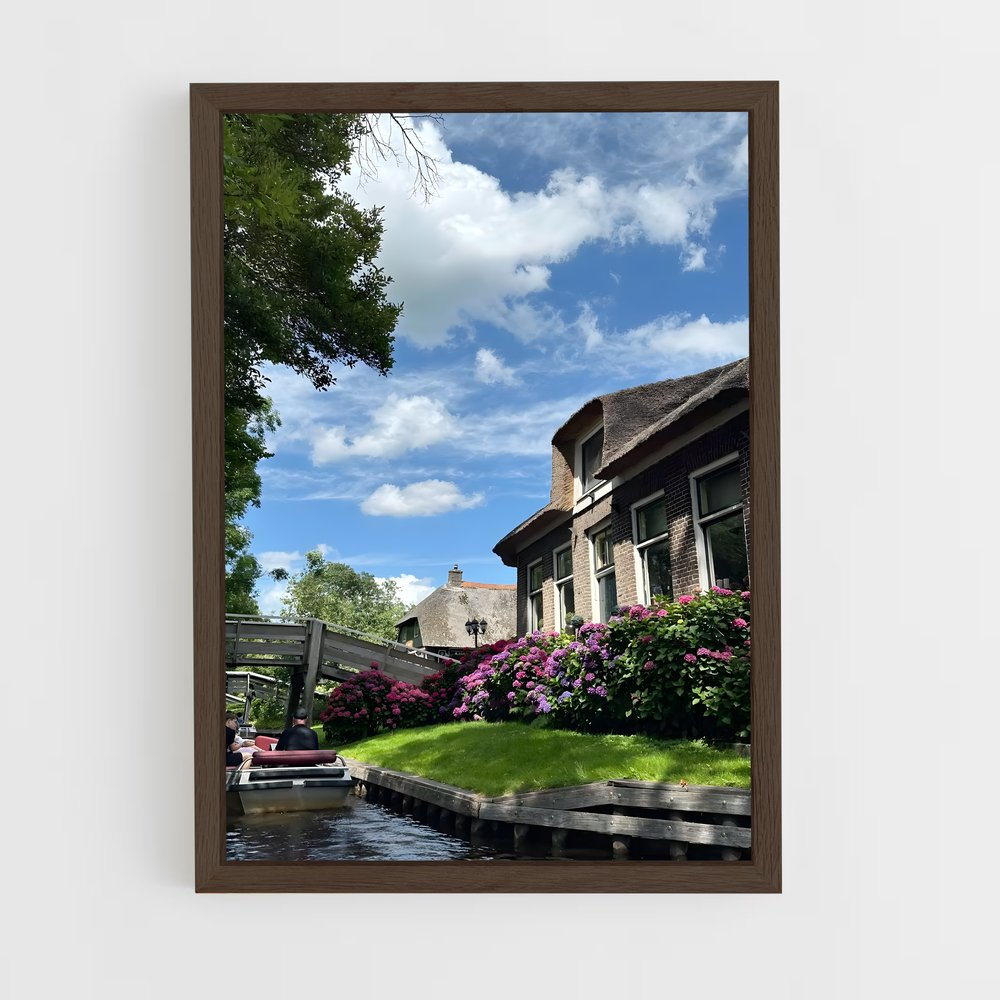 ap-giethoorn-4 cadre Bois foncé