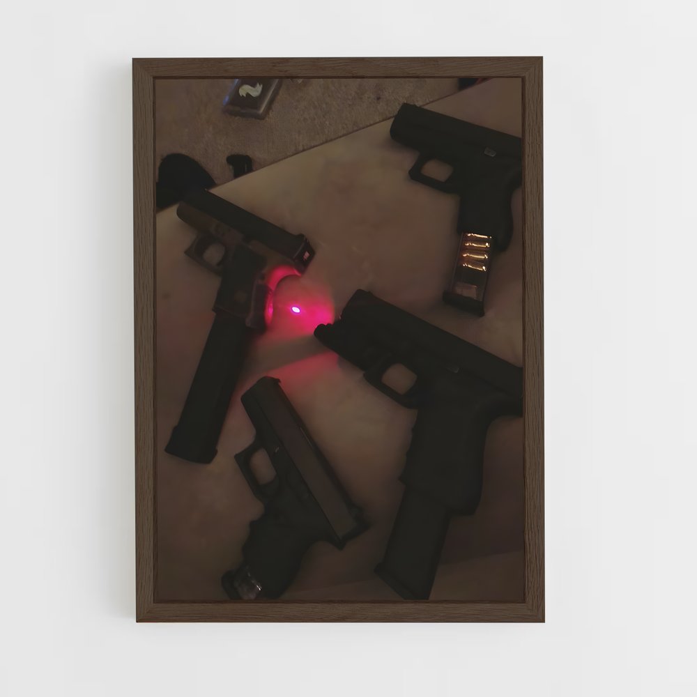 ap-glock 19-8 cadre Bois foncé