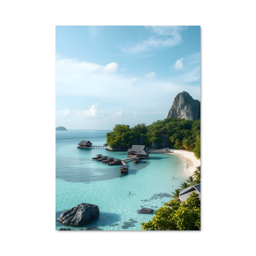 Poster Tranquillité Tropicale