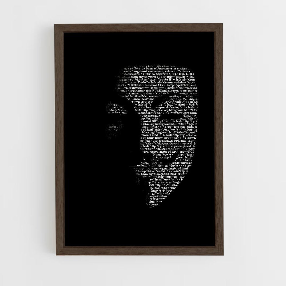 ap-hacker culture-3 cadre Bois foncé