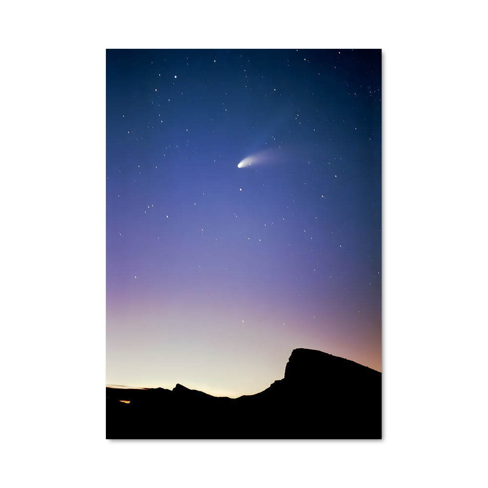 Poster Comète Lumineuse