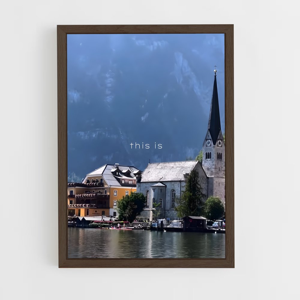 ap-hallstatt-12 cadre Bois foncé
