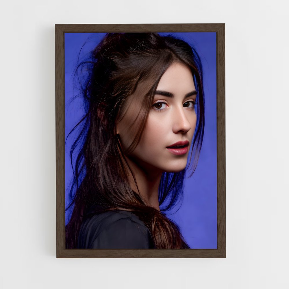 ap-hazal kaya-4 cadre Bois foncé