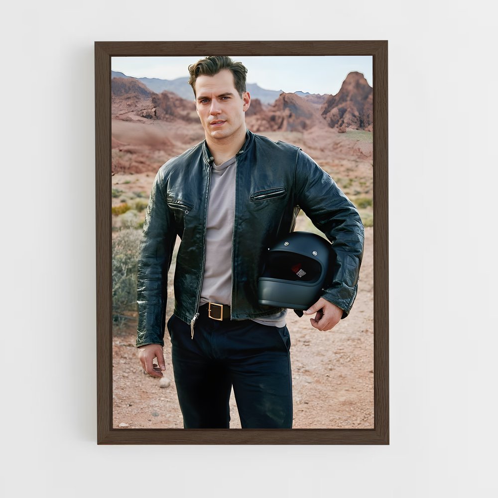 ap-henry cavill-4 cadre Bois foncé