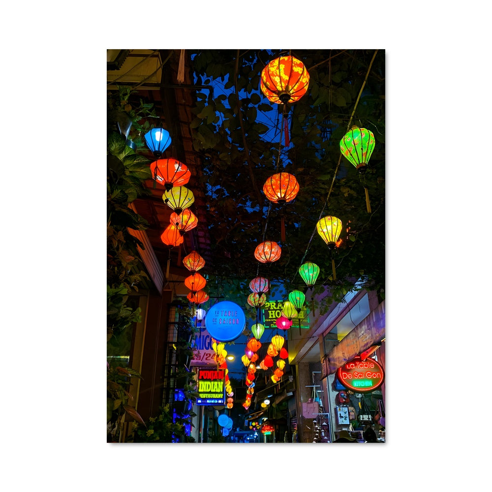 Poster Lanternes de Saïgon