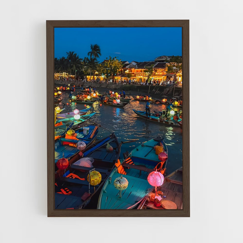 ap-hoi an ancient town-2 cadre Bois foncé