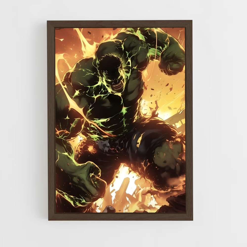 ap-hulk-8 cadre Bois foncé