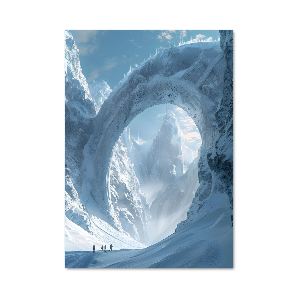 Poster Tunnel Hivernal