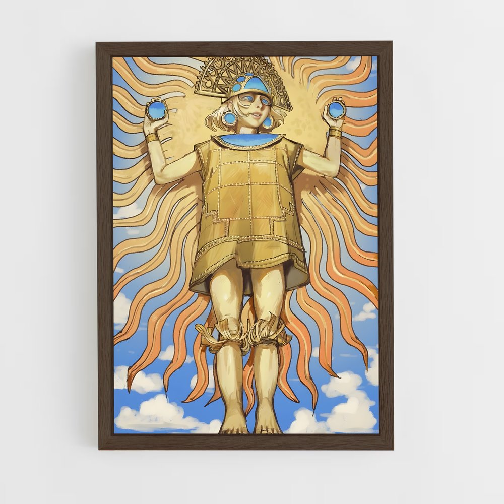 ap-inca mythology-2 cadre Bois foncé