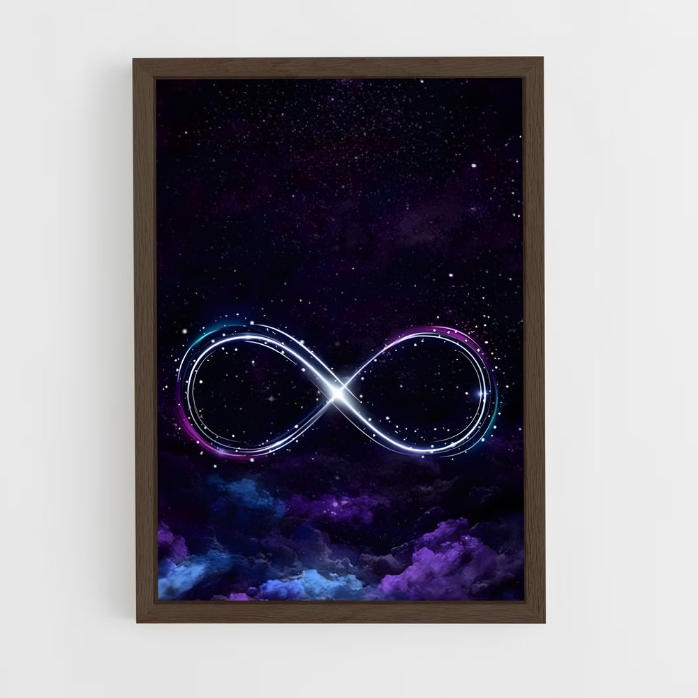 ap-infinity symbol-2 cadre Bois foncé