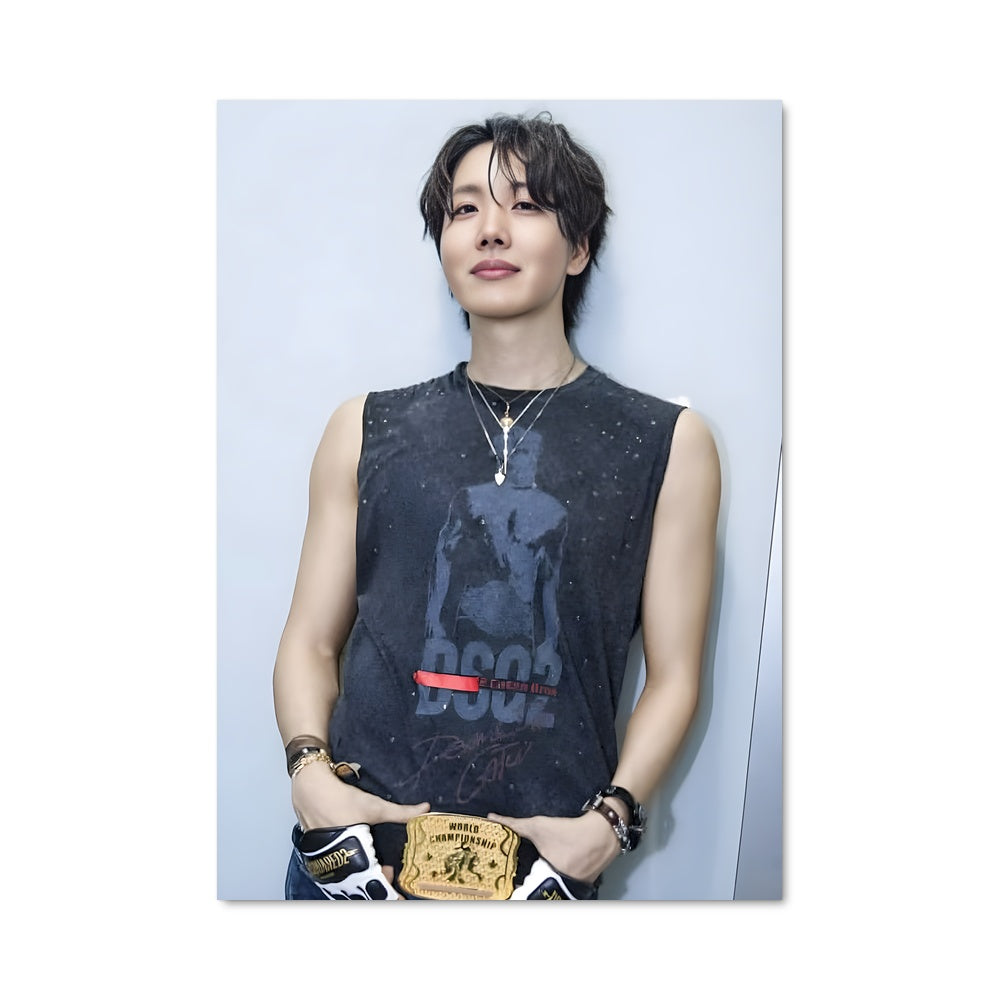Poster J-hope en Noir