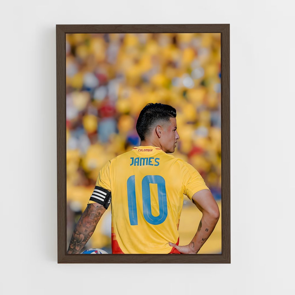 ap-james rodriguez-1 cadre Bois foncé