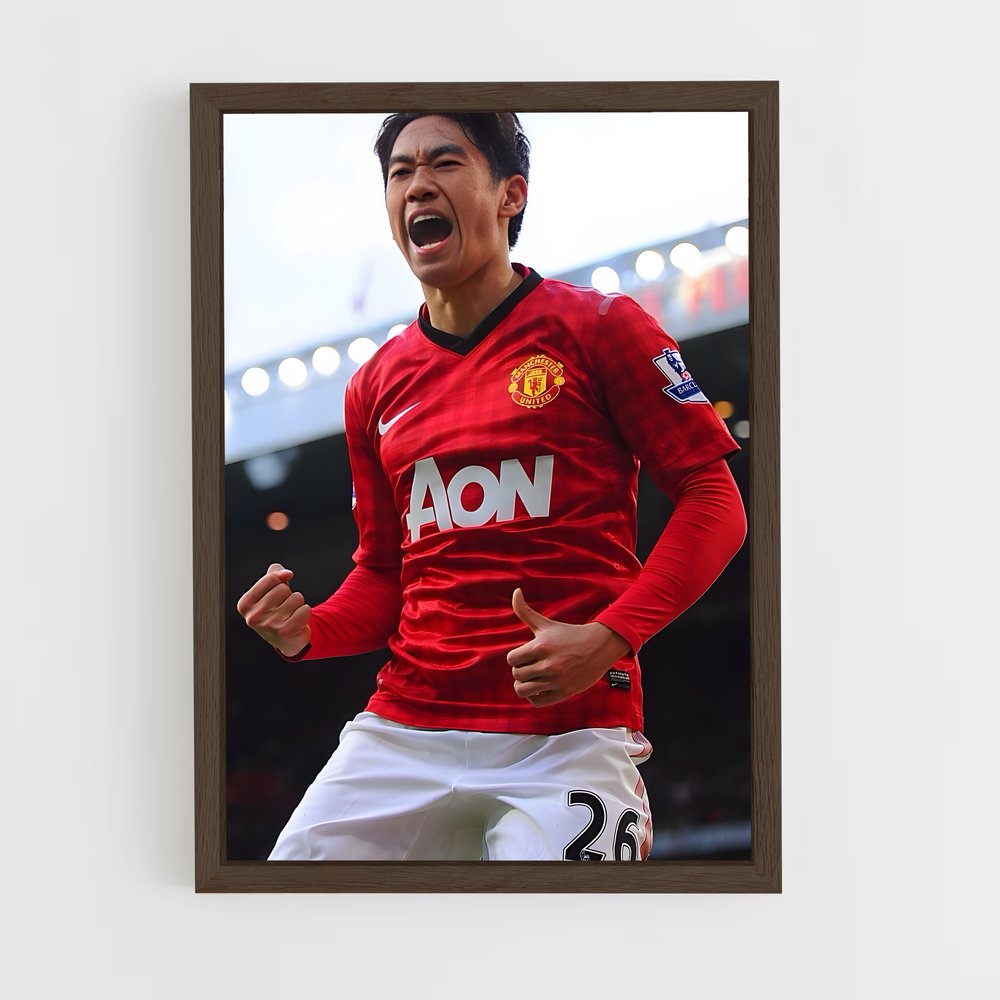ap-japan national football team-3 cadre Bois foncé