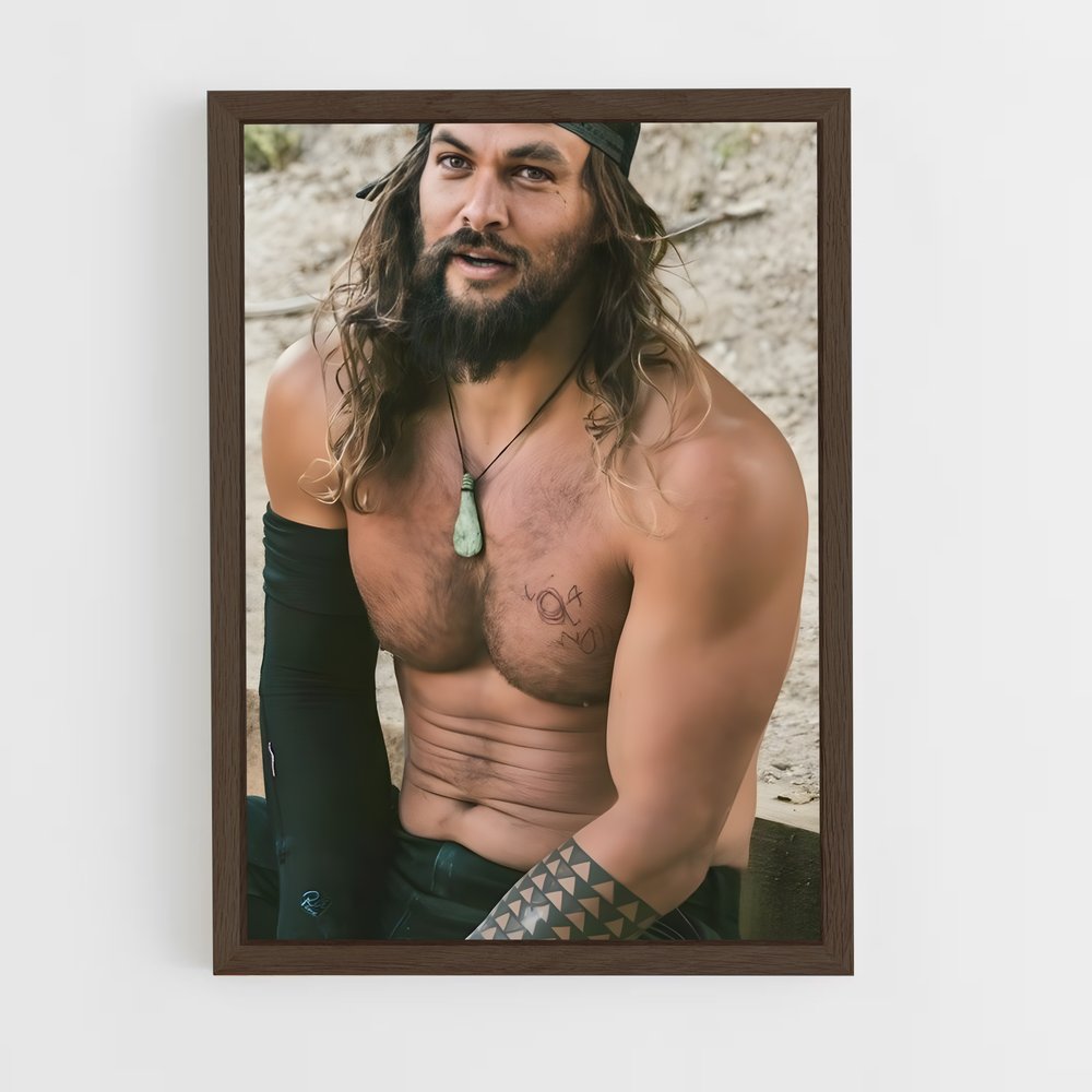 ap-jason momoa-2 cadre Bois foncé