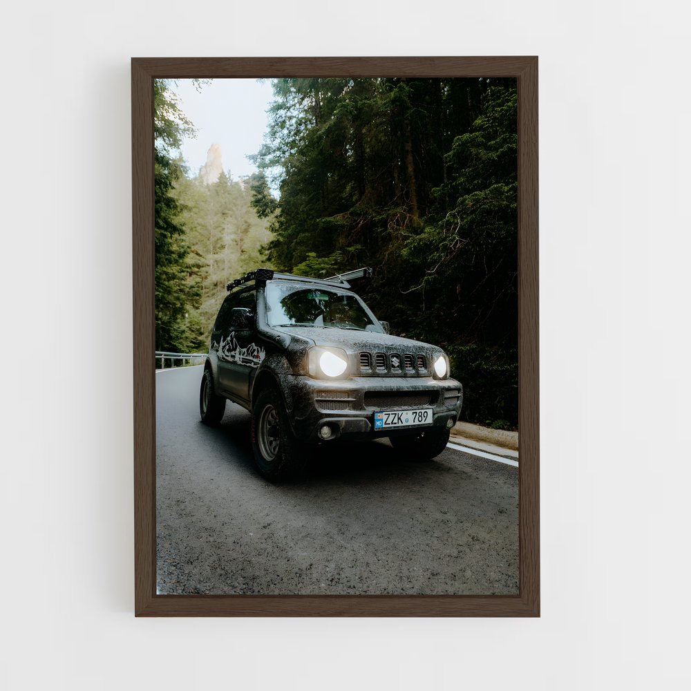 ap-jimny-7 cadre Bois foncé