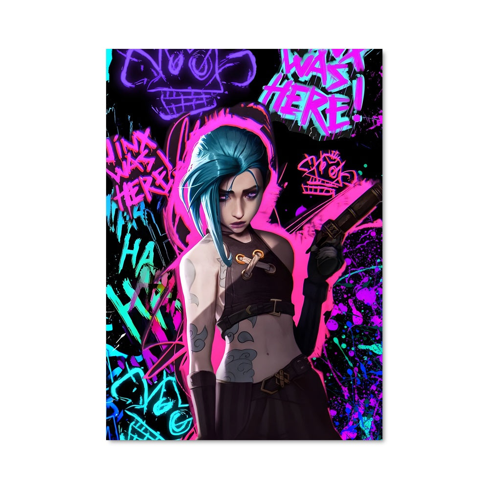 Poster Jinx en Graffiti