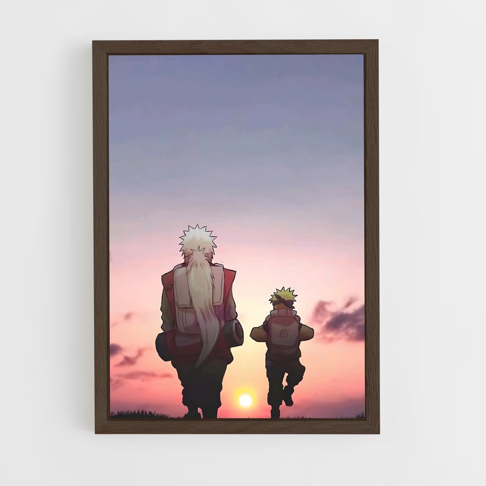 ap-jiraiya-6 cadre Bois foncé