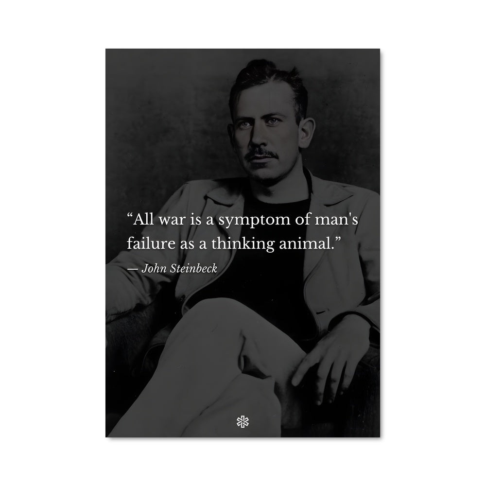 Poster La Réflexion de Steinbeck