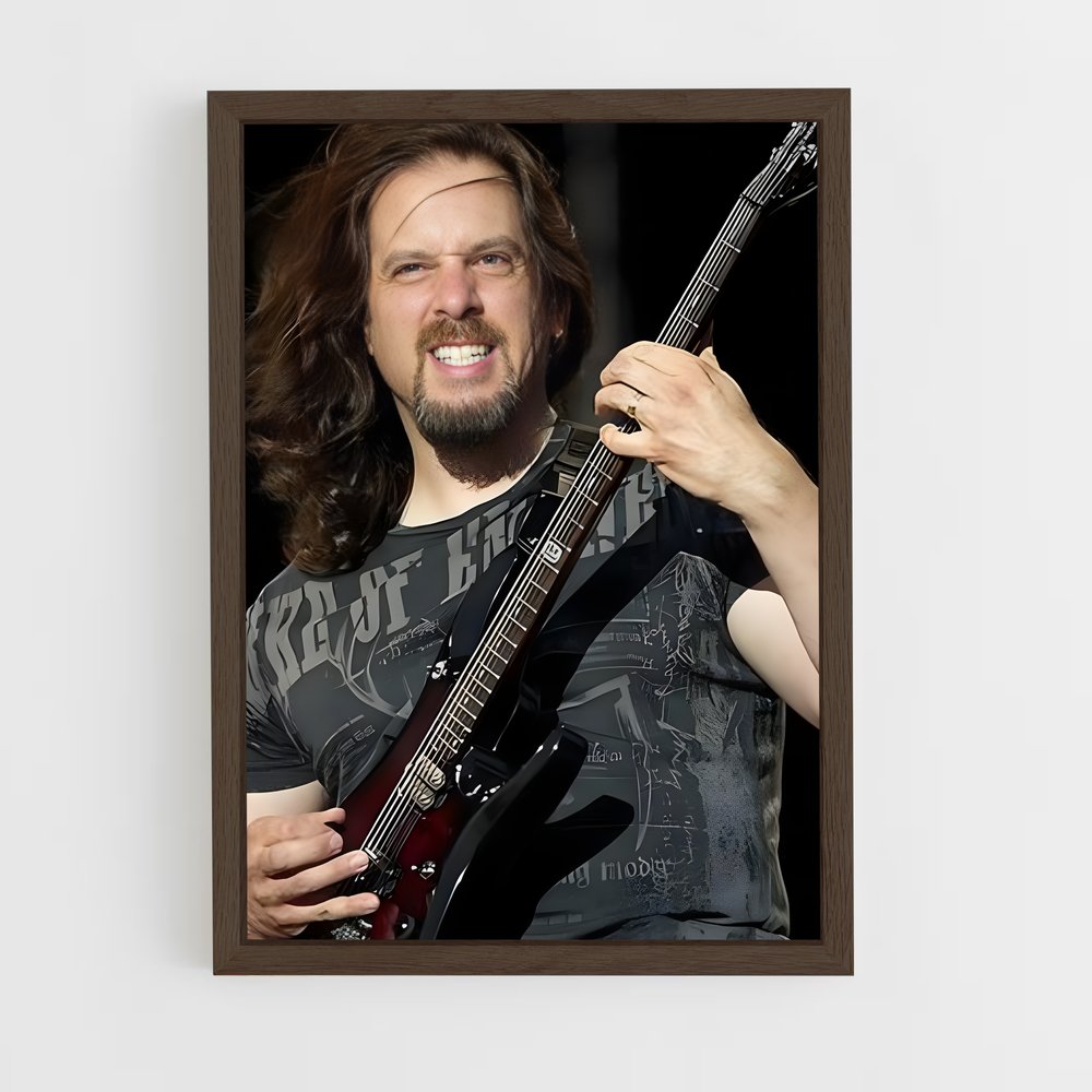ap-john petrucci-7 cadre Bois foncé