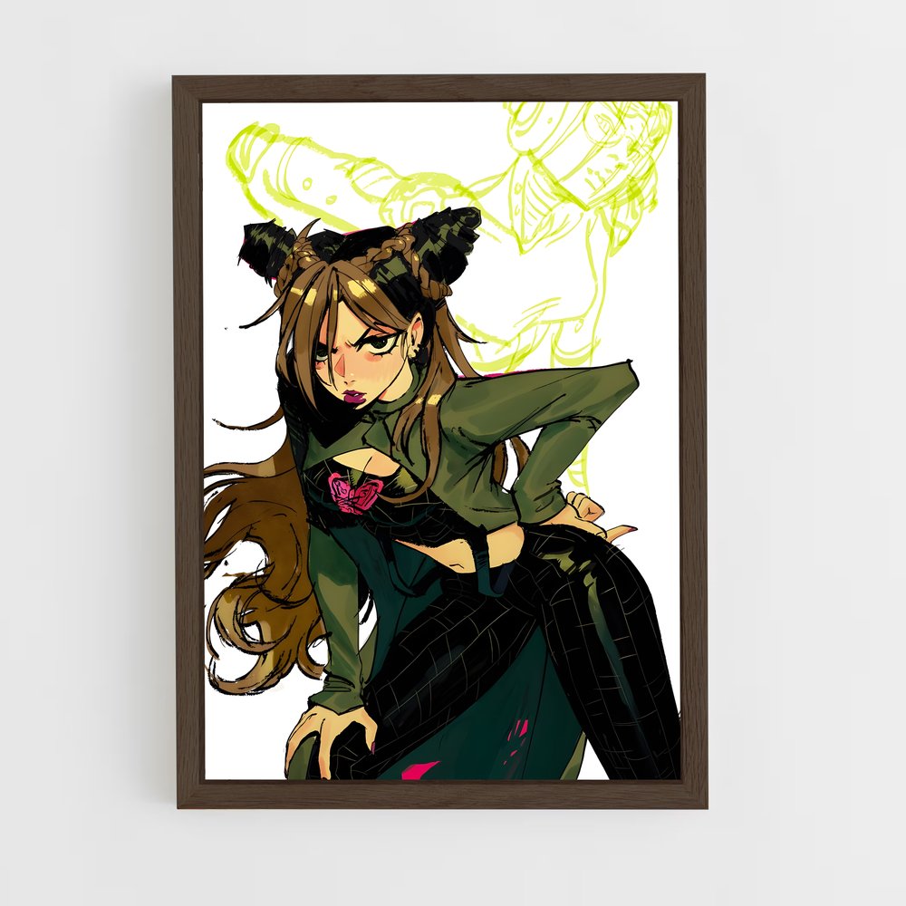 ap-jolyne cujoh-7 cadre Bois foncé
