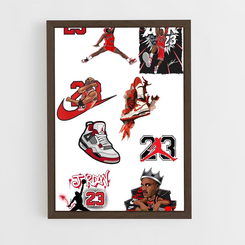 ap-jordan brand-5 cadre Bois foncé
